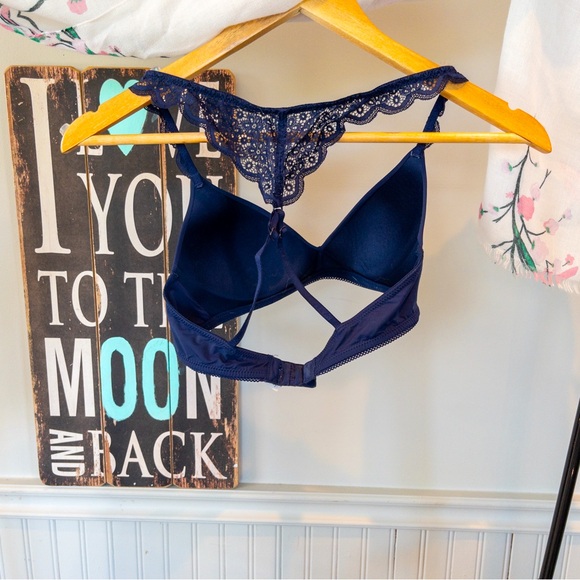 Aerie Navy Bra Size 32B in GUC - Picture 2 of 9